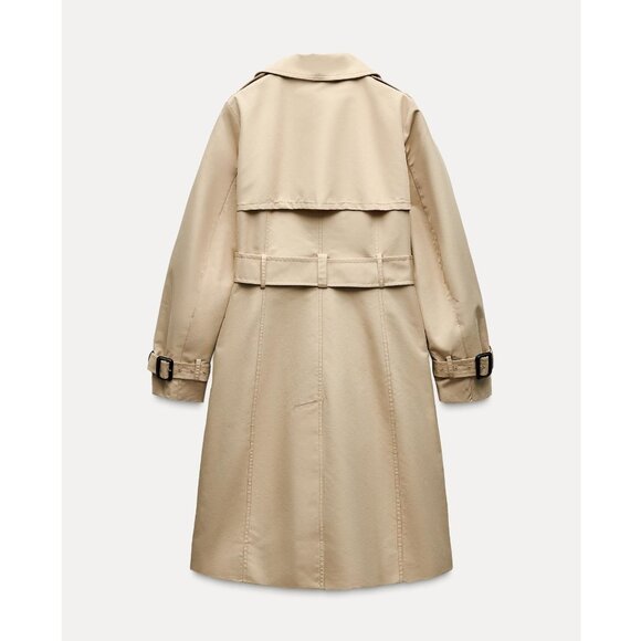 Zara Water Repellent Trench Coat ZW Collection - Picture 5 of 8